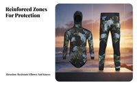Spearfishing Wetsuit, 1.5mm/3mm/5mm, Two-Piece Thermal Insulation, Freediving Suit