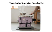 Heating Stove, Multi-Functional Boiler Wood Electric, Home Radiator, Large Cooking heater