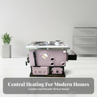 Heating Stove, Multi-Functional Boiler Wood Electric, Home Radiator, Large Cooking heater