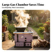 Heating Stove, Multi-Functional Boiler Wood Electric, Home Radiator, Large Cooking heater