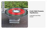 Vintage Wood Heater, Smokeless Indoor Stove, doubleenergy Heating Table for Home