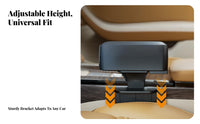 Multi-Functional Car Armrest Box, Cup Holder & Fast Charging, Leather Storage Organizer for Rear Seats