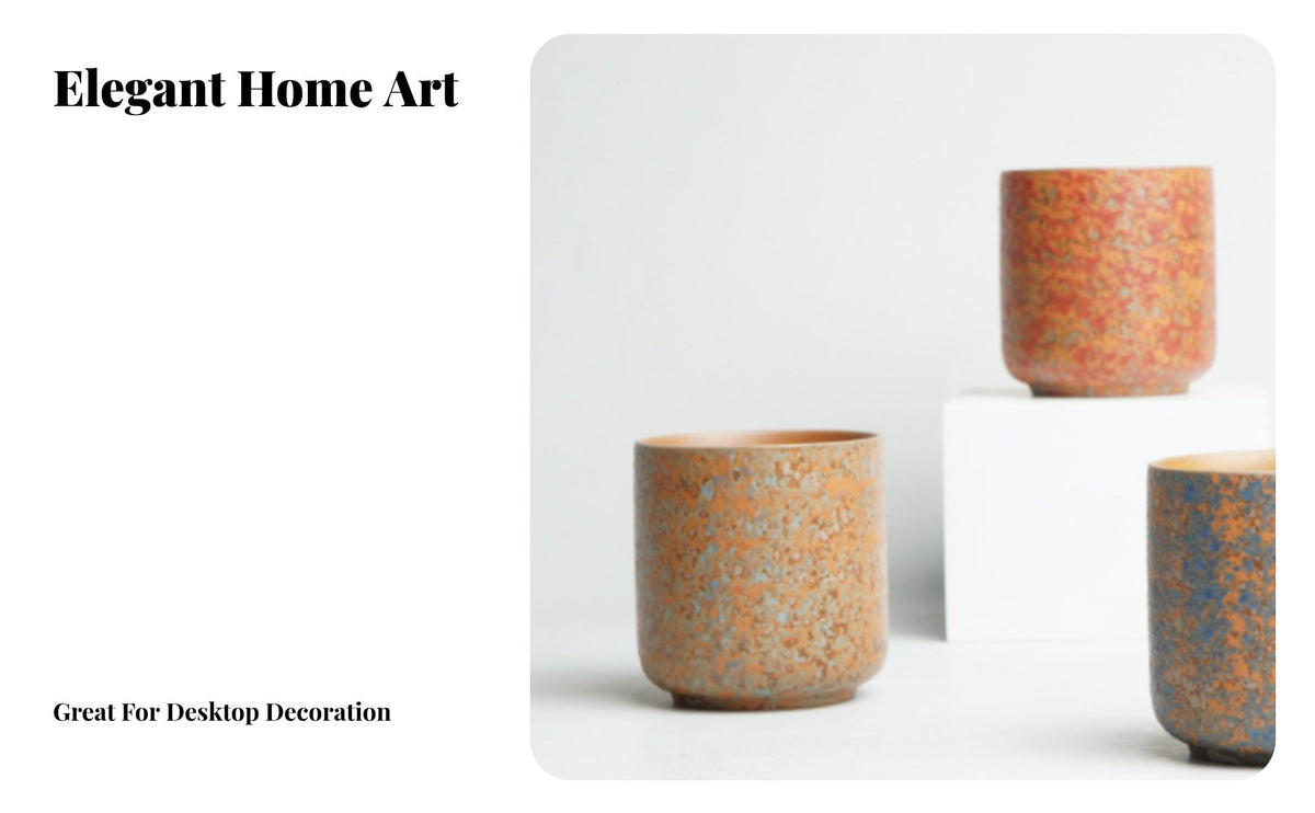 Ceramic Candle Vessel, Minimalist Candle Holder, Unique Home Decor