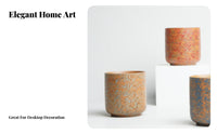 Ceramic Candle Vessel, Minimalist Candle Holder, Unique Home Decor