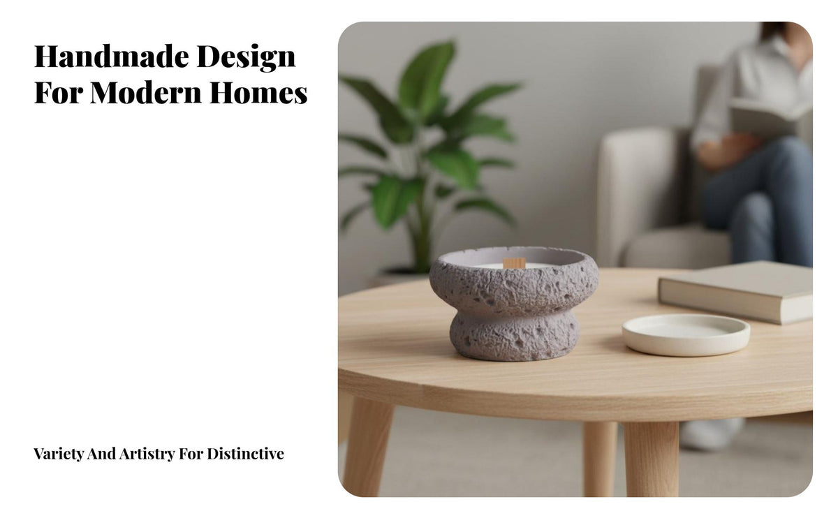 Modern Cement Celestial Candle Holder, Romantic Home Fragrance Decor