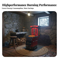 Energy-Saving Boiler, doubleUse Gasification Reburning heater, Cast Iron Water Heating, Home Heating Stove
