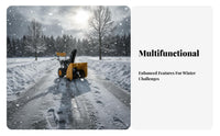 ice removal machine, Hand-Push Small winter Removal Machine, Outdoor path Cleaning Equipment for Property, Multi-Function