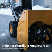 ice removal machine, Hand-Push Small winter Removal Machine, Outdoor path Cleaning Equipment for Property, Multi-Function