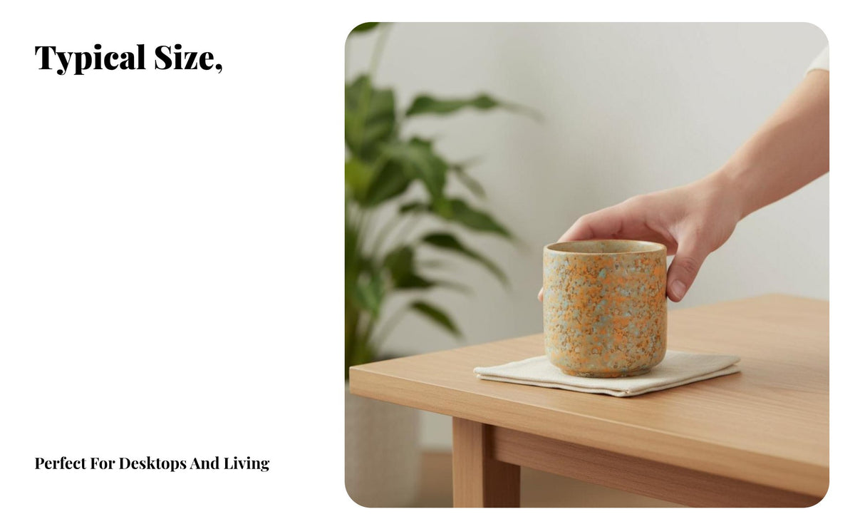 Ceramic Candle Holder, Artistic Decor, Minimalist Home Accent, Scented Vessel
