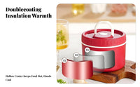 Insulated Lunch Box, 304 Stainless Steel Bento Box, Leakproof, Microwave Safe