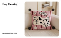 Cartoon Throw Pillowcase, Girls Long Pillow, Office Bedside, Soft Plush
