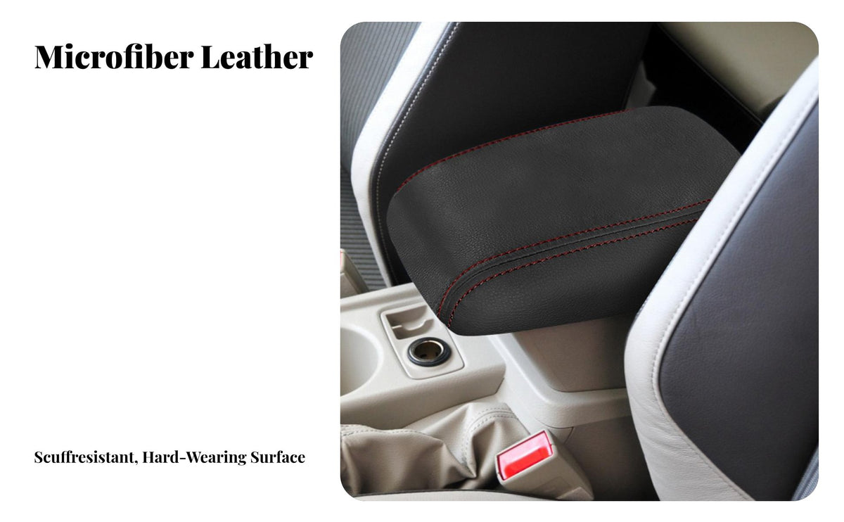 Armrest Cover for Ford Focus 2012-2014, Leather Console Protector, Antiscuff Car Interior Accessory