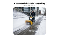 Winter Maintenance Tool, Hand-Push Gas-Powered, Efficient Clearing for Property and Home