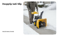 Winter Maintenance Tool, Hand-Push Gas-Powered, Efficient Clearing for Property and Home