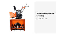 Winter Maintenance Tool, Hand-Push Gas-Powered, Efficient Clearing for Property and Home
