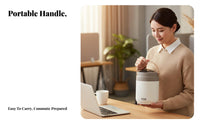 316 Stainless Steel Insulated Lunch Container, Double-Tier Vacuum Bento Box, Portable Food Jar for Office, Large Capacity