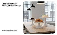 Metal Cake Stand, Iron Dessert Tray, Wedding Party Display, Minimalist Decor