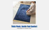 Geometric Ethnic Prayer Mat, Thick Flannel Rug, Living Room Decor