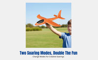 Large EPP Foam Glider Plane Toy, Hand-Throw Airplane for Boys, Impact-Resistant, Outdoor DIY Assembly Model