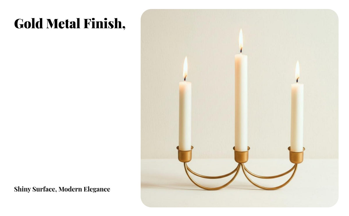 Iron Candle Holder, European Style, Elegant Home Decor, Wedding Centerpiece, Metal Art