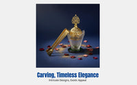 Colorful Base Crystal Glass Incense Burner, Arabic Craft, Geometric Design, Home Decoration