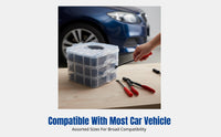 Car Fastener Repair Kit, Interior Panel Rivets, Multi-Size, Universal, Boxed, with Removal Tool