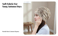 Lace Hijab Headscarf Hat, Elderly, Muslim, Hair Cover, Ethnic