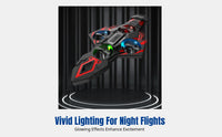 Flying Sword RC Aircraft, Motion Stunt Foam, Colorful Lights, Rechargeable