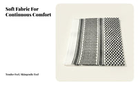 Dubai Muslim Headscarf, Men's Prayer Cap, Testa Square Scarf, Arab Cotton Tassel Hat, Ethnic Shawl, Multi-Functional,
