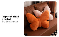 Dopamine Moth Plush Pillow, Soft Stuffed Cushion, Sofa & Bed Decor, Colorful Home Accent for Youth