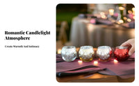 Starry Sphere Glass Candle Holder, Electroplated, Holiday Decor