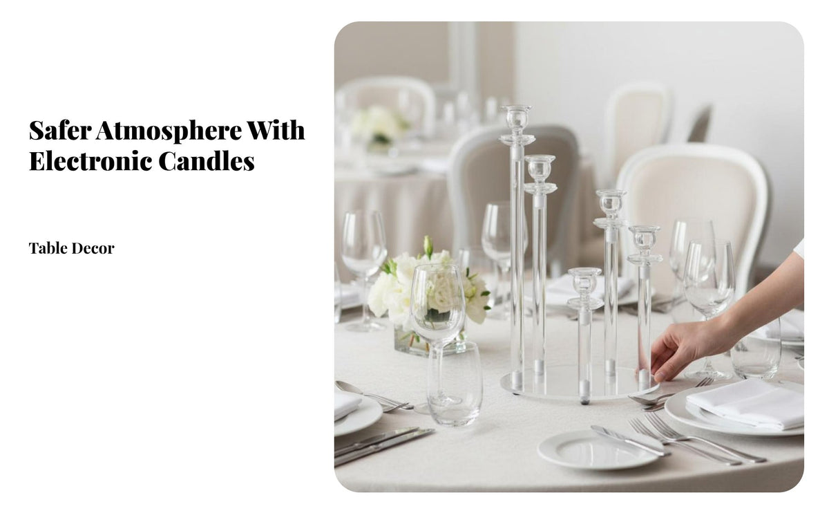 Acrylic Candle Holder, Modern Centerpiece, Wedding, Hotel, Restaurant, Party Decor