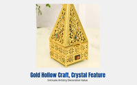 Electric Incense Burner, Middle Eastern Arabic Style, Metal Craft, Modern Alloy, Home Fragrance, Random Type
