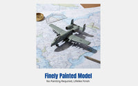 Aircraft Model Building Block Toy, Armored Vehicle, Thunderbolt II Battle Jet, DIY Assembly, Display Base, Realistic Features
