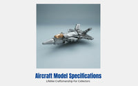 Building Blocks Military Aircraft, Fighter Jet Model, Movable Tail, Boys Toy