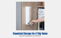 Wall-Mounted Underwear Storage Box, No-Drill Drawer Organizer, PP