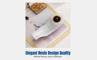 Resin Incense Burner, Modern Arabic Boat Shape, Home Desktop Decor, Living Room Aromatherapy
