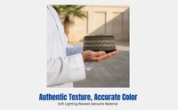 Saudi Style Men's Ethnic Hat, Embroidered Flat Top, Turban Cap, Modern Design