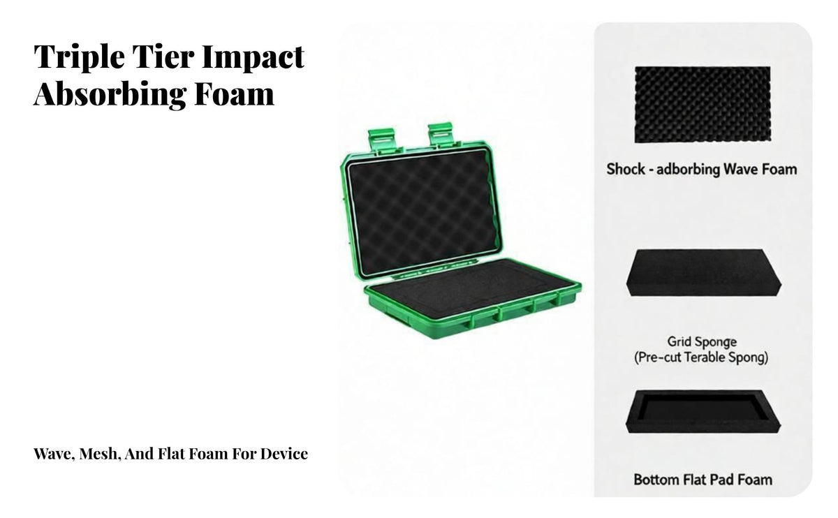 Small Waterproof Protective Box, Sealed Tool Organizer, Shockproof Case