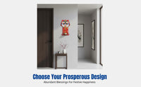 Lion Door Chime, Cartoon Style, New Year Chinese-Inspired, Wealth Blessing Entrance Decor