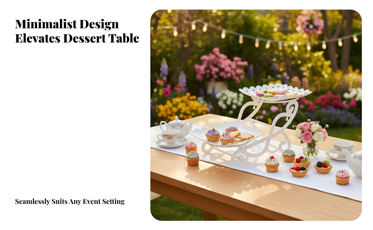Three-Tier Cake Display Stand, Dessert Table Tray, Afternoon Tea Decor