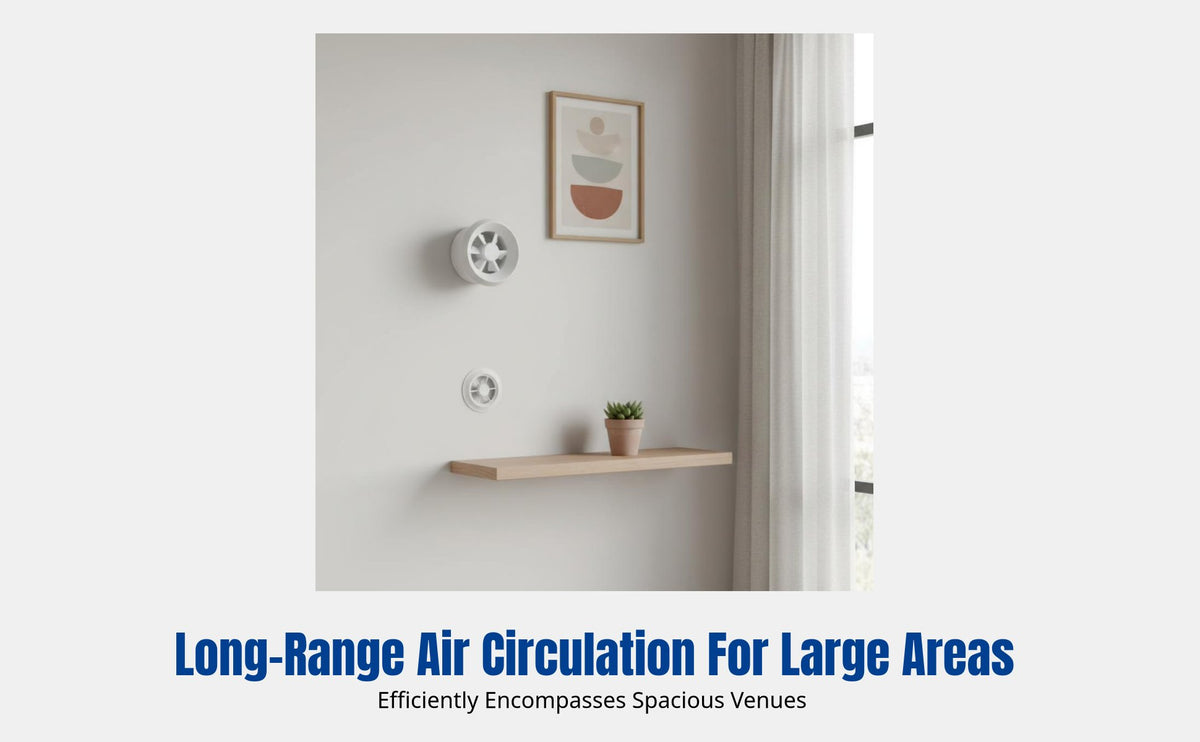 Circular Spiral Diffuser for Central Air Conditioning Vent, Indoor Long-Range Air Supply, Home Station Airport