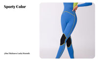 3mm Thickened Wetsuit, Women's Full full-length Swimsuit, Thermal, Sun Protection, Quick Dry, Winter Diving Suit