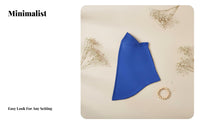 Four Seasons Milk Silk Headscarf, Plain Color, Lightweight, Outdoor Prayer