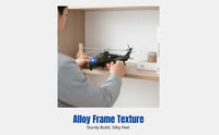 Alloy Helicopter Model, Sound & Light, Collectible Display