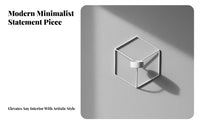 Geometric Iron Candle Holder, Wall Hanging, Modern Minimalist Home Decoration