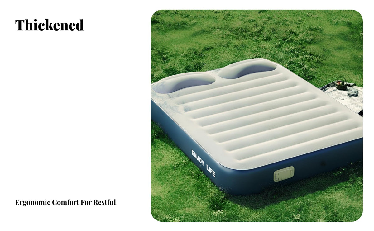 Automatic Inflatable Mattress, Portable Thickened Air Bed, Outdoor Camping, Foldable Sofa Bed, Home Use