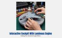 Simulation Alloy Fighter Jet Model, J-15 J-20, Ordnance Collectible Toy for Boys