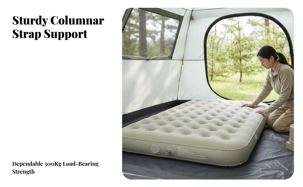 Automatic Inflatable Mattress, Built-in Pump, Outdoor Camping Sleeping Pad, Portable Air Bed for Home and Tent