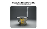Heating Stove, Rural Winter, New Thickened Smokeless Wood Integrated Fireplace, Five-Stage burning, Circulating Heating